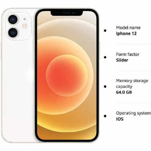 apple iphone 12 128gb 256gb 512gb silver white green grey  | Free Shipping